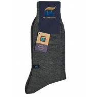 Πουρνάρα Μονόχρωμη Κλασική Κάλτσα 70% Μαλλί