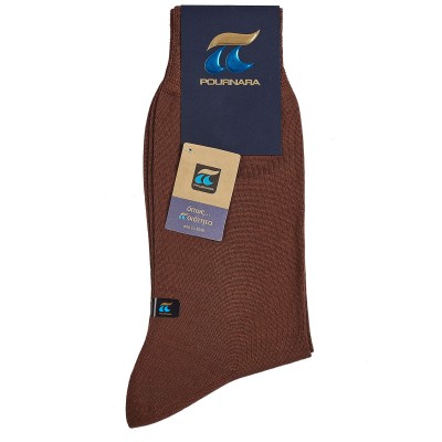 Πουρνάρα Μονόχρωμη Κλασική Κάλτσα 70% Μαλλί