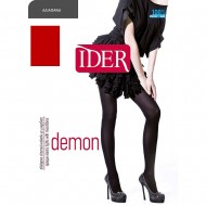 Ider Demon 70Den Αδιάφανο Ελαστικό Καλσόν με Μικροΐνες Κόκκινο