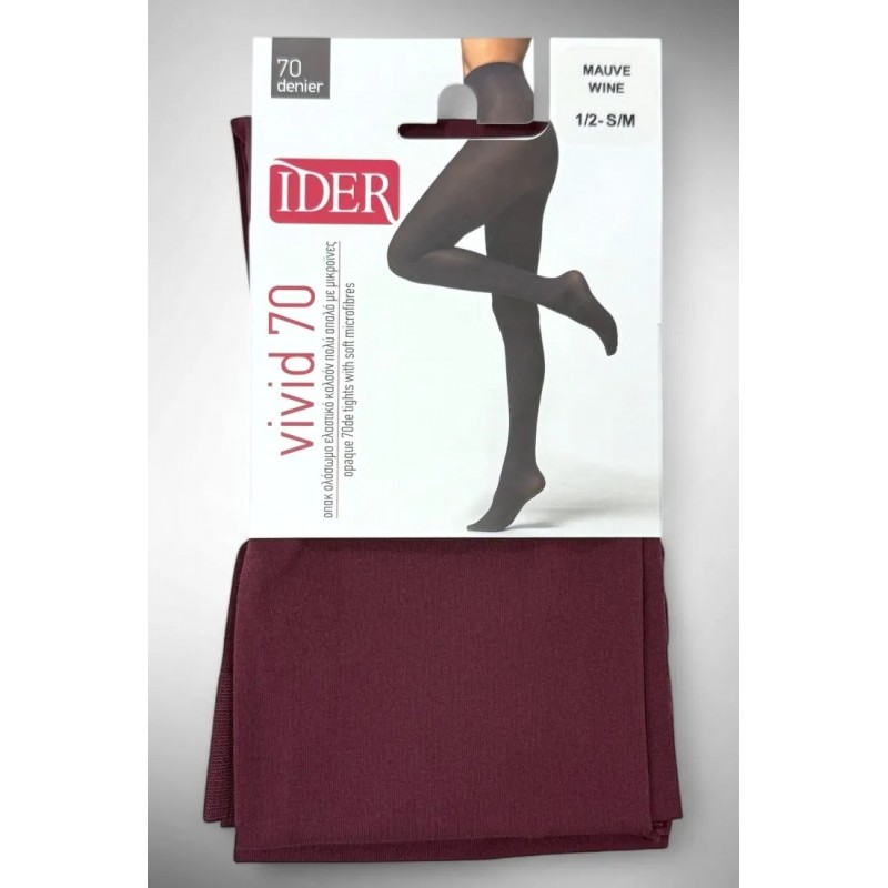 Ider - Vivid 70Den Γυναικείο Αδιάφανο Ελαστικό Καλσόν