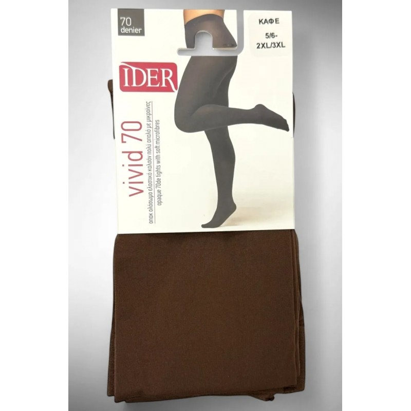 Ider - Vivid 70Den Γυναικείο Αδιάφανο Ελαστικό Καλσόν