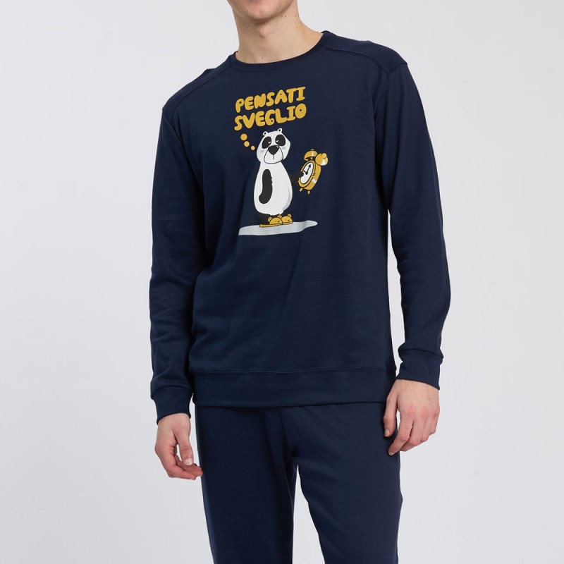 CRAZY FARM - Ανδρική Χειμερινή Πυτζάμα με Σφικτήρα SVEGLIO