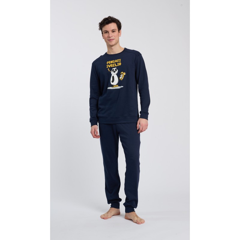 CRAZY FARM - Ανδρική Χειμερινή Πυτζάμα με Σφικτήρα SVEGLIO