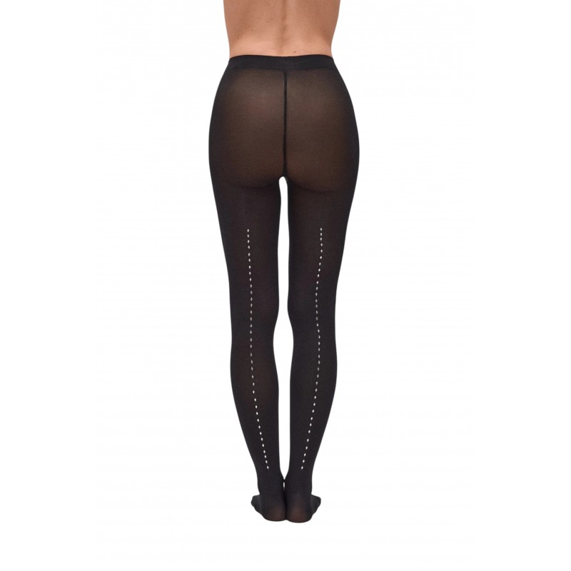 Ysabel Mora - Γυναικείο Καλσόν Αδιάφανο 70Den με Σχέδιο Plus Size XL