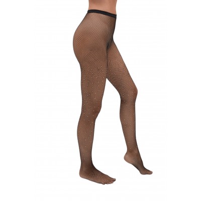 Ysabel Mora - Γυναικείο Διχτυωτό Καλσόν με Στρας