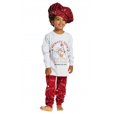 MUYDEMI - Παιδική Πυτζάμα Unisex Little Chef XMAS (2 - 8 ετών)