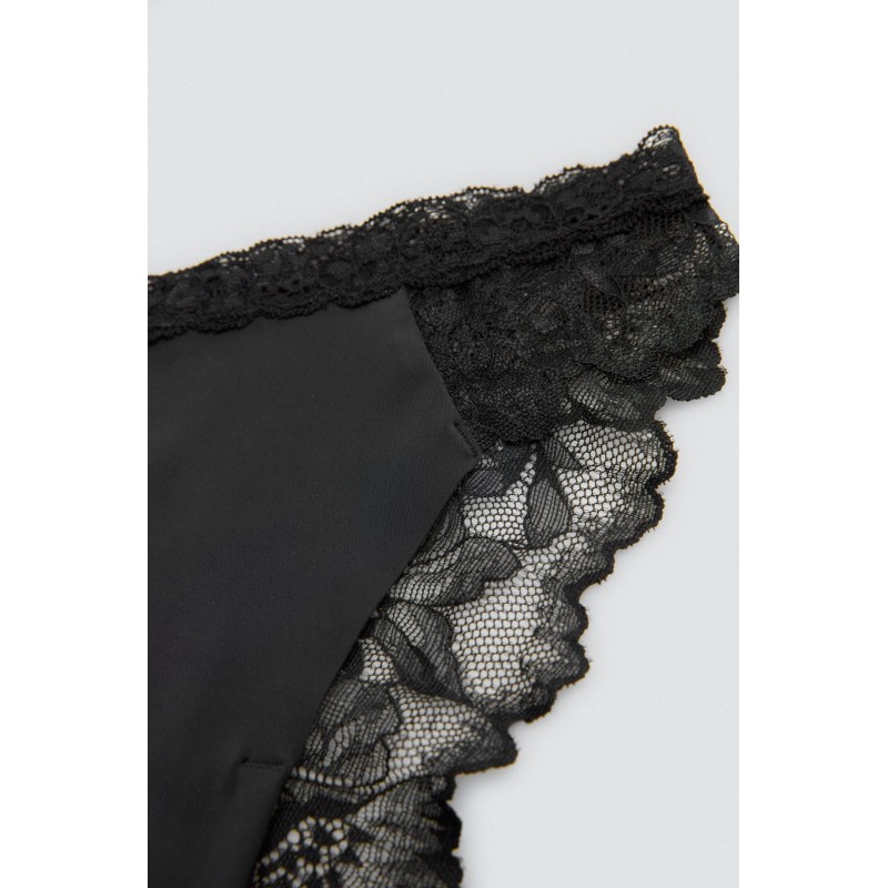 Ysabel Mora - Γυναικείο Σλιπ Brazilian με Δαντέλα