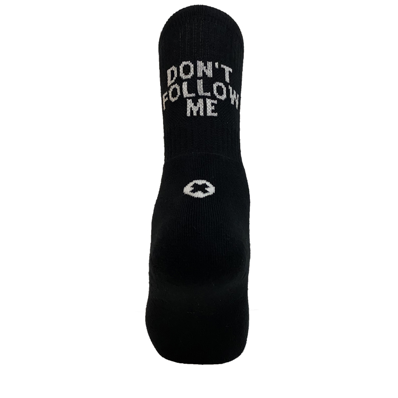 Sock-ing Socks ''DON'T FOLLOW ME'' - Black