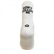 Sock-ing Socks ''DON'T FOLLOW ME'' - White