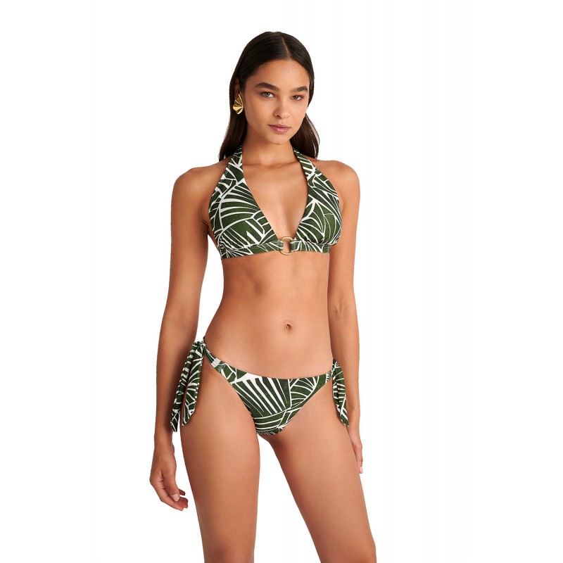 BLU4U - Γυναικείο Μαγιό Σλιπ με Δέσιμο στο Πλάι AMAZON STRIPES