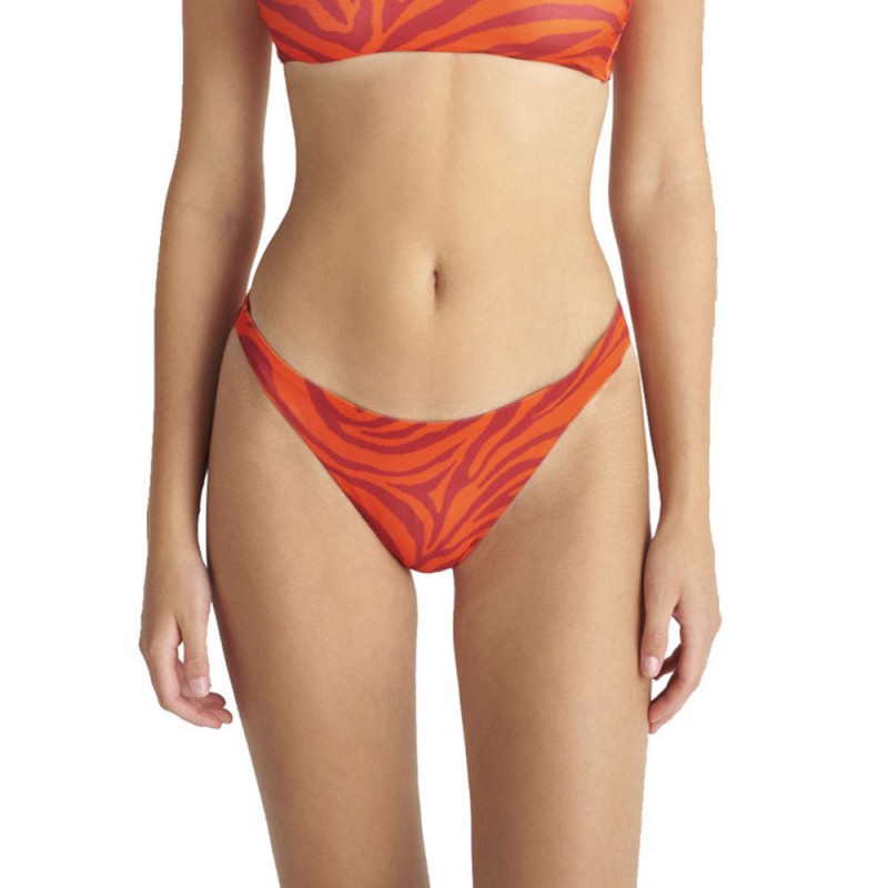 BLU4U - Γυναικείο Μαγιό Σλιπ RED ZEBRA