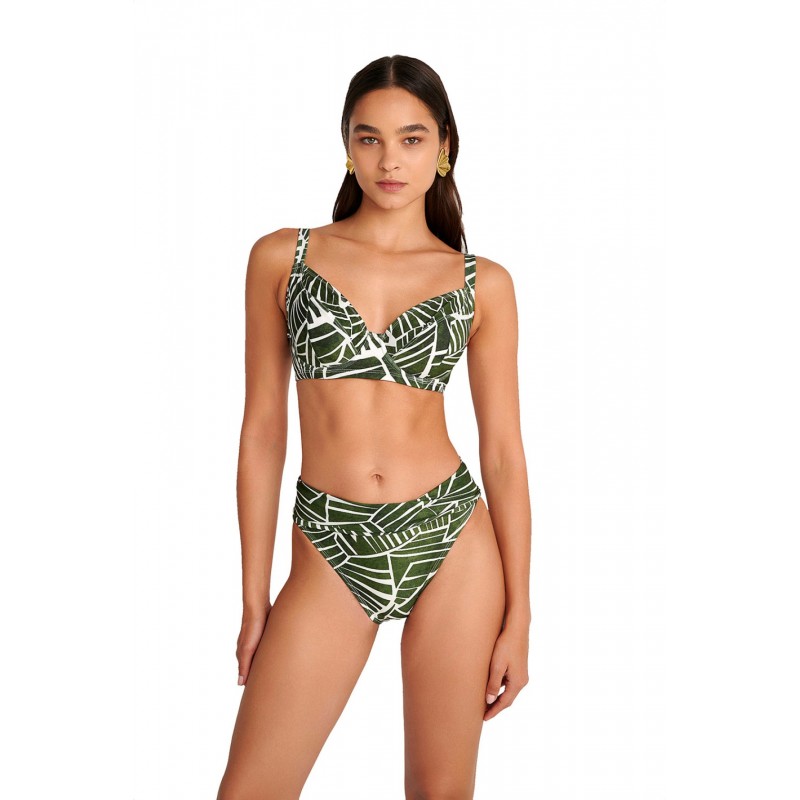 BLU4U - Γυναικείο Μαγιό Σουτιέν AMAZON STRIPES CUP D