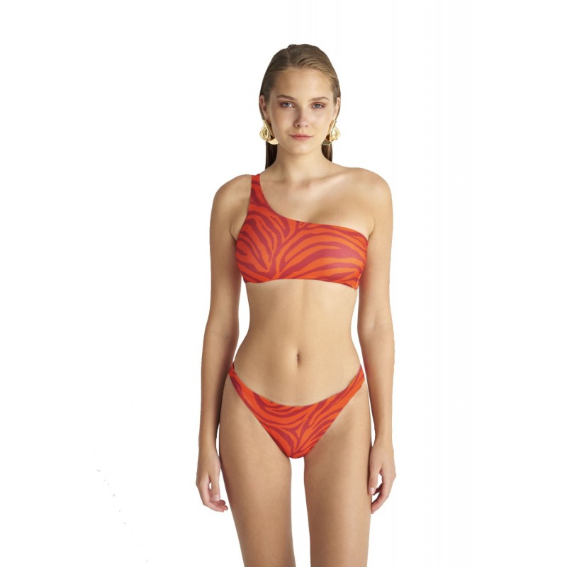 BLU4U - Γυναικείο Μαγιό Μπουστάκι RED ZEBRA