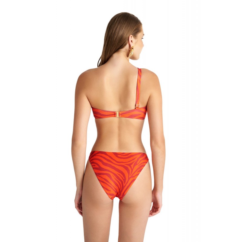 BLU4U - Γυναικείο Μαγιό Μπουστάκι RED ZEBRA