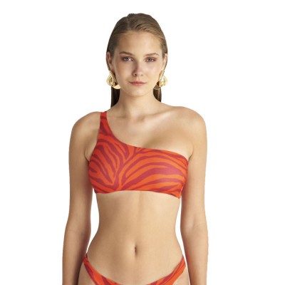 BLU4U - Γυναικείο Μαγιό Μπουστάκι RED ZEBRA