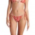 BLU4U Γυναικείο Μαγιό Σλιπ με Κορδονάκια CORAL DAMASK