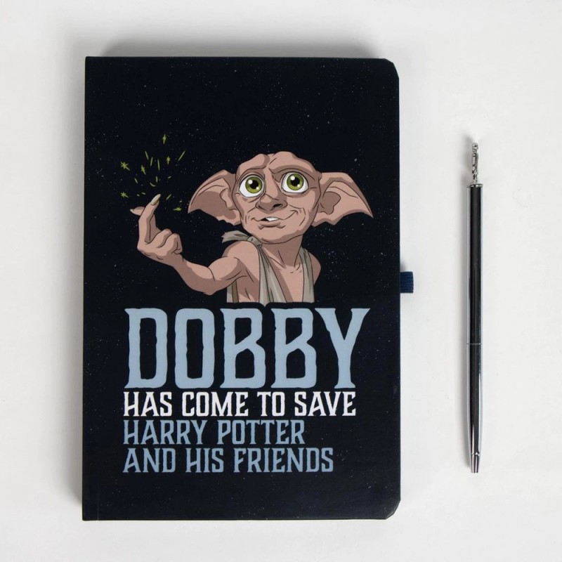 CERDA - HARRY POTTER Stationery Set & Sock Dobby Gift Box