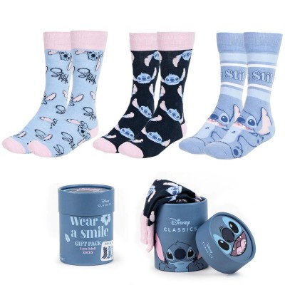DISNEY - STITCH Unisex Κάλτσες σε Gift Box 3 Pack