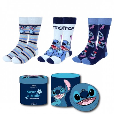 Disney - Stitch Unisex Fashion Socks Gift Box Συσκευασία 3 Τμχ.