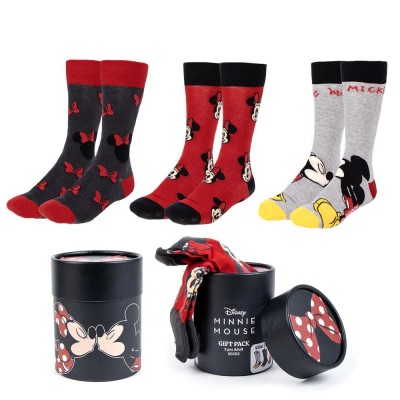 DISNEY - MINNIE MOUSE Unisex Κάλτσες σε Gift Box 3 Pack