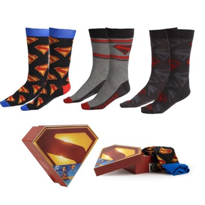 CERDA - SUPERMAN Unisex Κάλτσες σε Gift Box 3 Pack