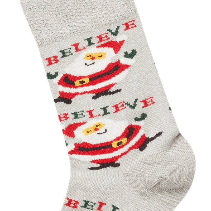 Me-We - Παιδική Χριστουγεννιάτικη Κάλτσα με Σχέδιο Believe In Santa Claus