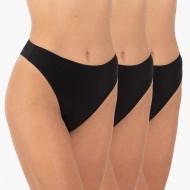 Α.A UNDERWEAR - Γυναικείο Ψηλόμεσο Στρινγκ Cotton Modal Συσκευασία 3 Τεμαχίων