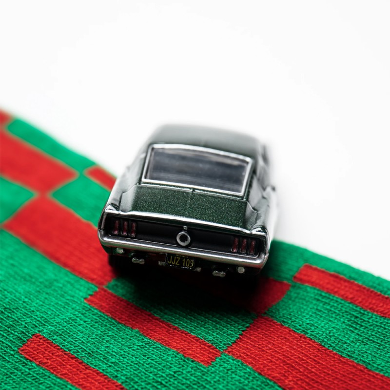 HEEL TREAD Socks - Petrolhead Collection - Ford Mustang - Bullitt