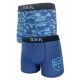 Ider - 2-Pack Boxer για Αγόρι Βαμβακερό με Εξωτερικό Λάστιχο και Camouflage & Μονόχρωμο