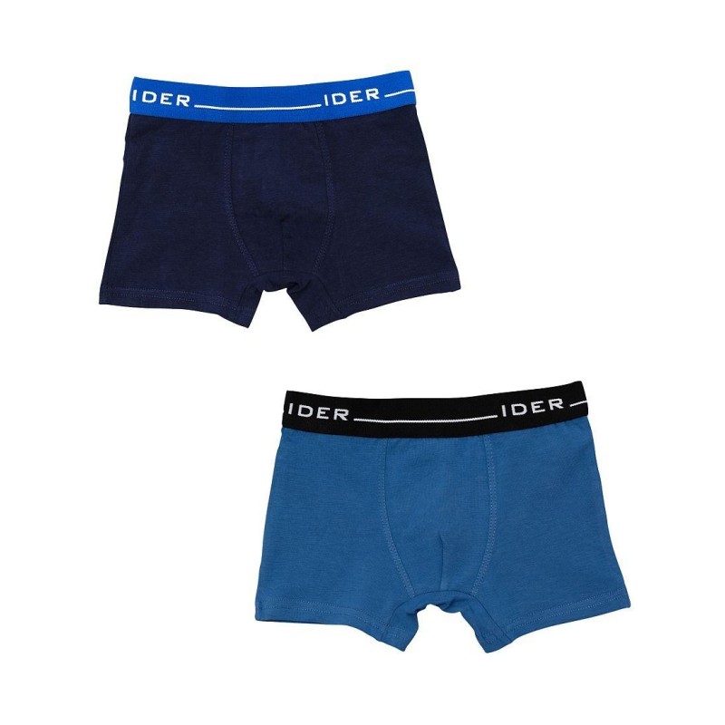 Ider - Βαμβακερά Boxer για Αγόρι με Εξωτερικό Λάστιχο 3cm Μονόχρωμα (2TMX)