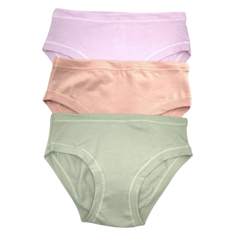 Ider - Παιδικά Σλιπ Για Κορίτσι Βαμβακερά 3-Pack