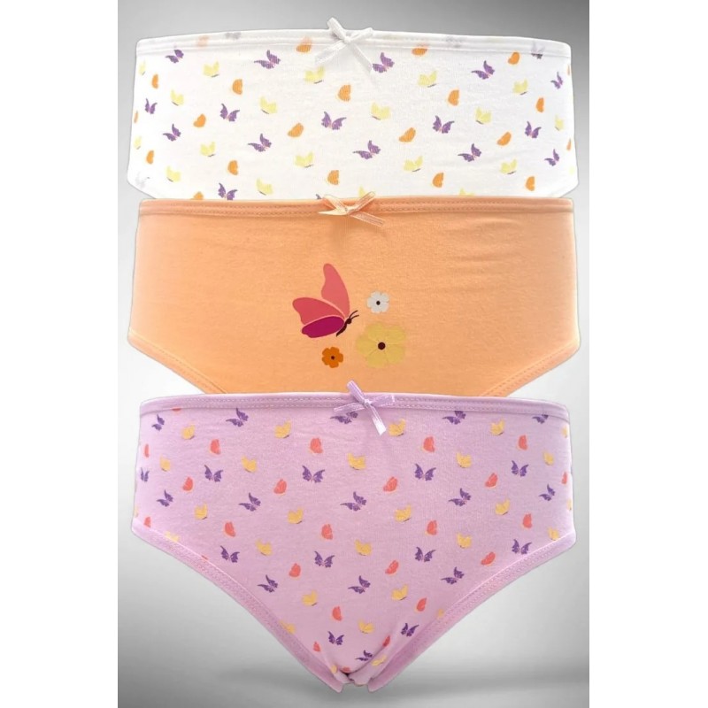 Ider - Παιδικά Σλιπ Για Κορίτσι Βαμβακερά 3-Pack