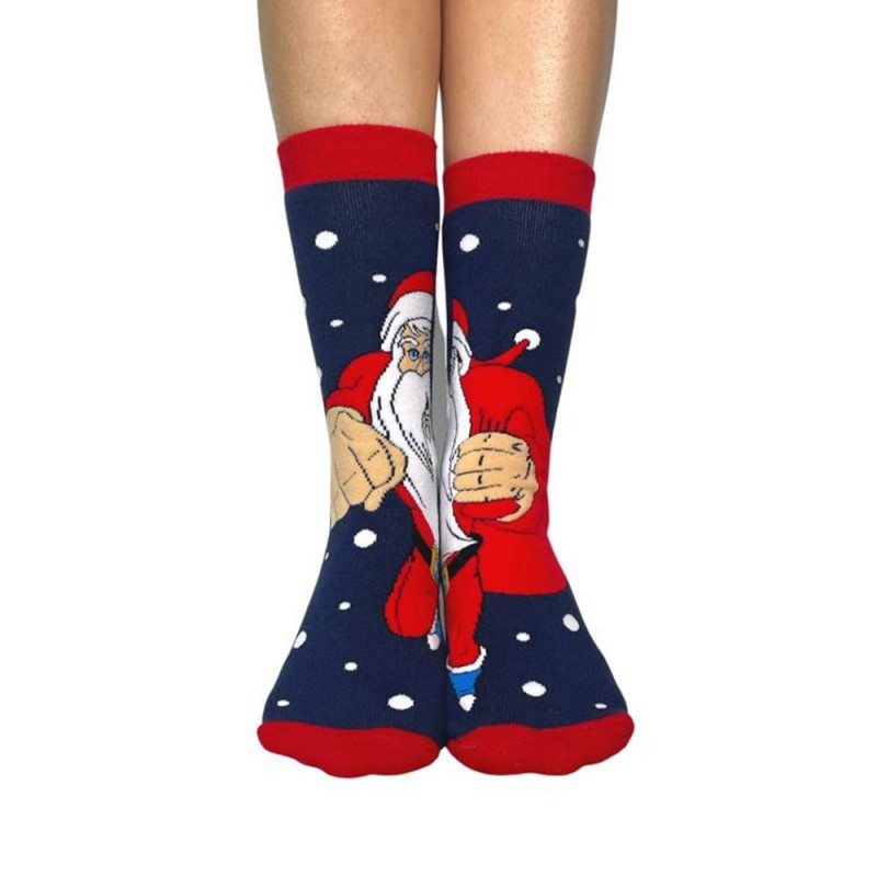 INIZIO - Γυναικεία Χριστουγεννιάτικη Κάλτσα Πετσέτα με Σχέδιο