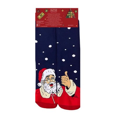 INIZIO - Γυναικεία Χριστουγεννιάτικη Κάλτσα Πετσέτα με Σχέδιο