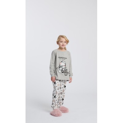 CRAZY FARM - Παιδική Πυτζάμα για Κορίτσι STRAPAZZAMI (2-8 ετών)