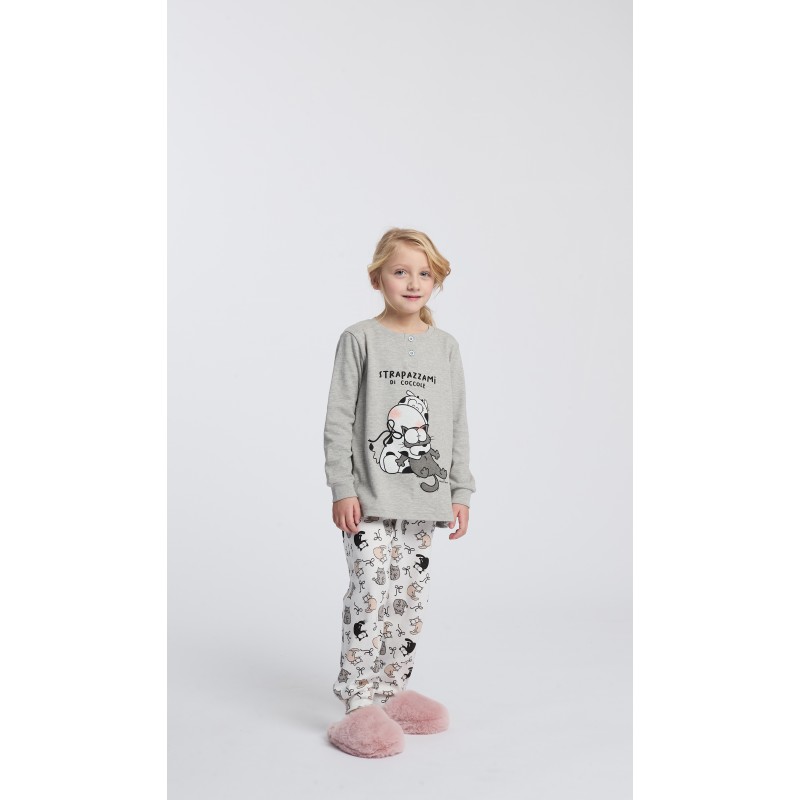 CRAZY FARM - Παιδική Πυτζάμα για Κορίτσι STRAPAZZAMI (2-8 ετών)