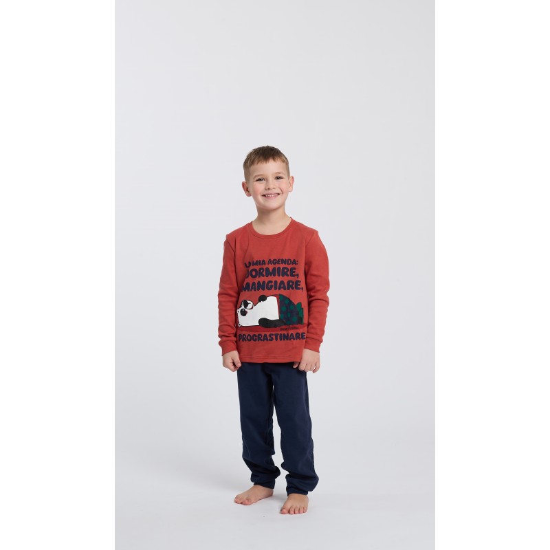 CRAZY FARM - Παιδική Πυτζάμα για Αγόρι PROCRASTINARE (2-8 ετών)