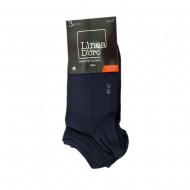 Linea D'oro Βαμβακερό Sneaker Μονόχρωμο (3 Ζεύγη)