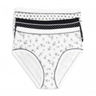 Cotonella - Γυναικεία Βαμβακερά Σλιπ Midi Σετ 3 Τεμαχίων