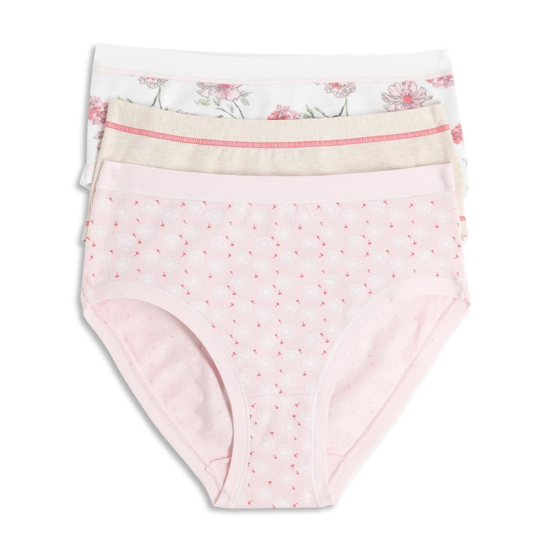 Cotonella - Γυναικεία Βαμβακερά Σλιπ Midi Σετ 3 Τεμαχίων