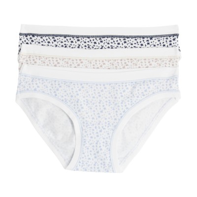 Cotonella - Γυναικεία Βαμβακερά Σλιπ Midi Σετ 3 Τεμαχίων