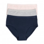 Cotonella - Γυναικεία Βαμβακερά Σλιπ Midi Σετ 3 Τεμαχίων