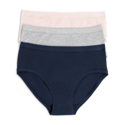 Cotonella - Γυναικεία Βαμβακερά Σλιπ Midi Σετ 3 Τεμαχίων