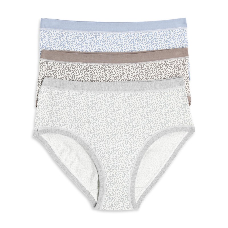 Cotonella - Γυναικεία Βαμβακερά Σλιπ Midi Σετ 3 Τεμαχίων