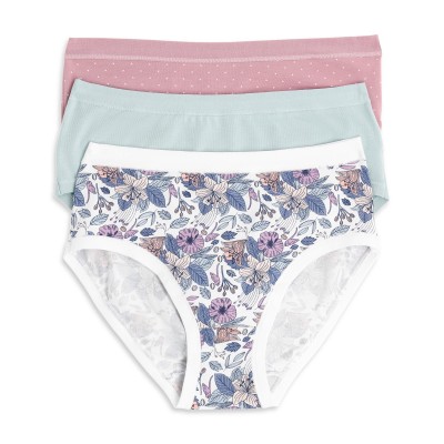 Cotonella - Γυναικεία Βαμβακερά Σλιπ Midi Σετ 3 Τεμαχίων