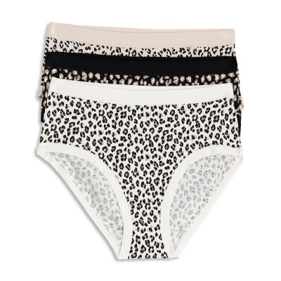 Cotonella - Γυναικεία Βαμβακερά Σλιπ Midi Σετ 3 Τεμαχίων