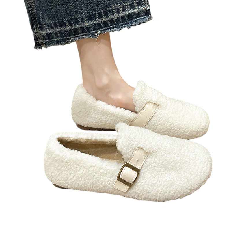 Harmony - Γυναικεία Παντόφλα Πρόβατο Κλειστή με Αγκράφα