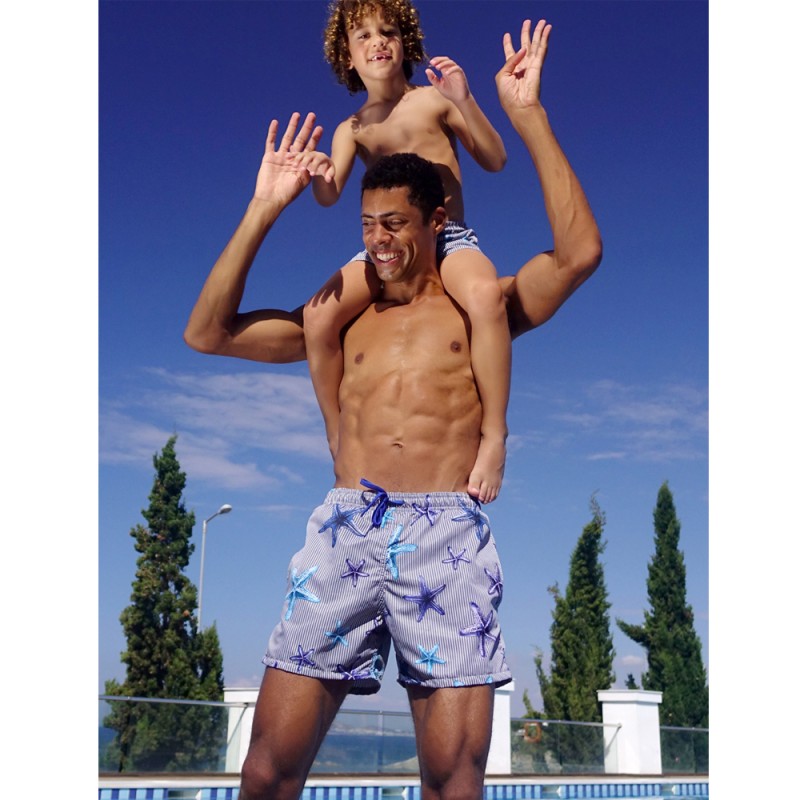 Swan by Diver - Παιδικό Μαγιό Shorts για Αγόρι