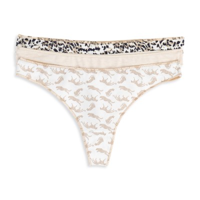 Cotonella - Γυναικεία Βαμβακερά Σλιπ String Σετ 3 Τεμαχίων