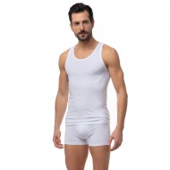 Minerva Ανδρικό Φανελάκι Αμάνικο SPORTIES σετ 2 Τεμαχίων